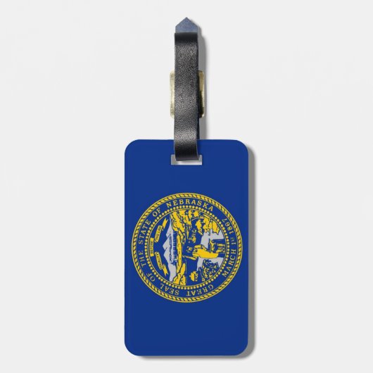 Nebraska Bagagelabel (Achterkant verticaal)