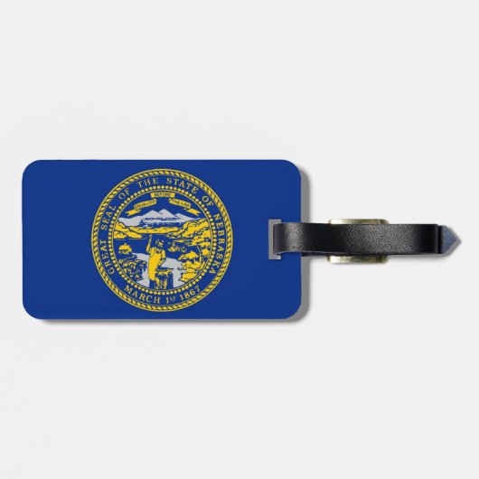 Nebraska Bagagelabel (Achterkant horizontaal)