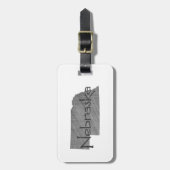 Nebraska Bagagelabel (Voorkant verticaal)