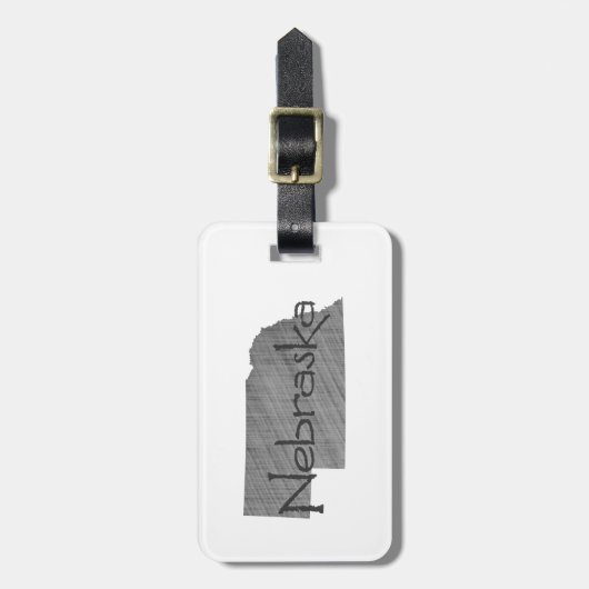 Nebraska Bagagelabel (Voorkant verticaal)