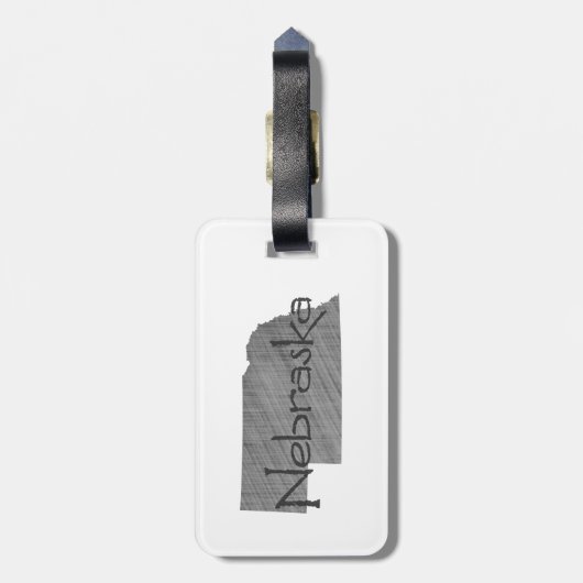 Nebraska Bagagelabel (Achterkant verticaal)