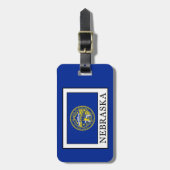 Nebraska Bagagelabel (Voorkant verticaal)