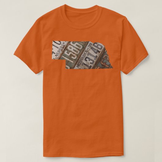  Nebraska-Borden T-shirt (Design voorkant)