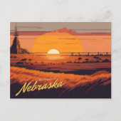 Nebraska Briefkaart (Voorkant)