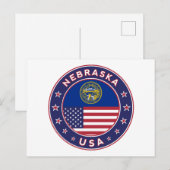 Nebraska Briefkaart (Voorkant / Achterkant)