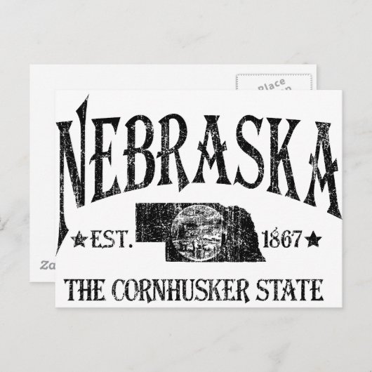 Nebraska Briefkaart (Voorkant / Achterkant)