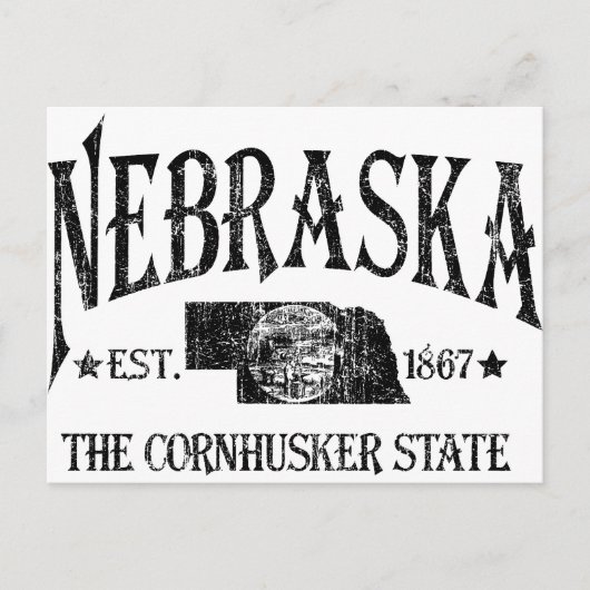 Nebraska Briefkaart (Voorkant)