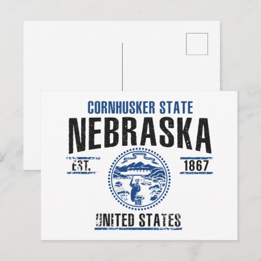 Nebraska Briefkaart (Voorkant / Achterkant)