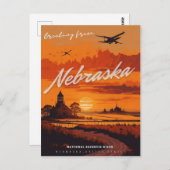 Nebraska Briefkaart (Voorkant / Achterkant)