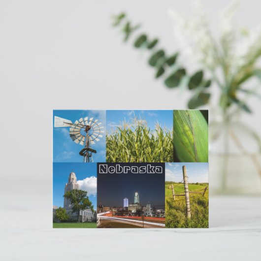Nebraska Briefkaart (Staand voorkant)
