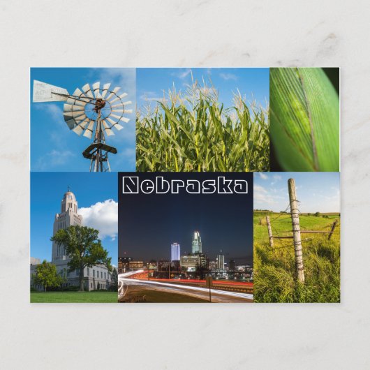 Nebraska Briefkaart (Voorkant)