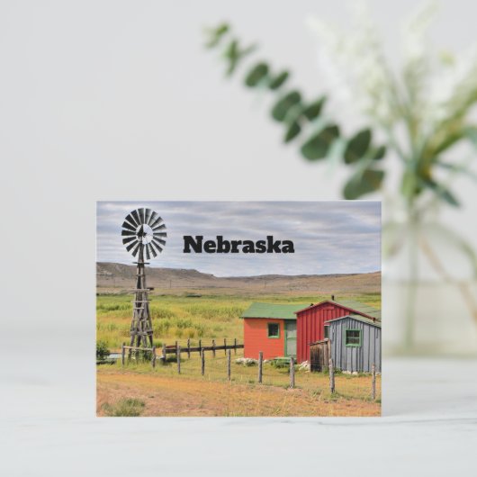 Nebraska Briefkaart (Staand voorkant)
