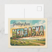 Nebraska Briefkaart (Voorkant / Achterkant)