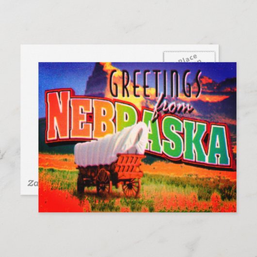 Nebraska Briefkaart (Voorkant / Achterkant)