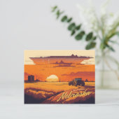 Nebraska Briefkaart (Staand voorkant)