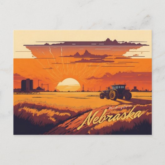 Nebraska Briefkaart (Voorkant)