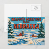 NEBRASKA-Briefkaart Briefkaart (Voorkant / Achterkant)