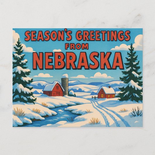 NEBRASKA-Briefkaart Briefkaart (Voorkant)