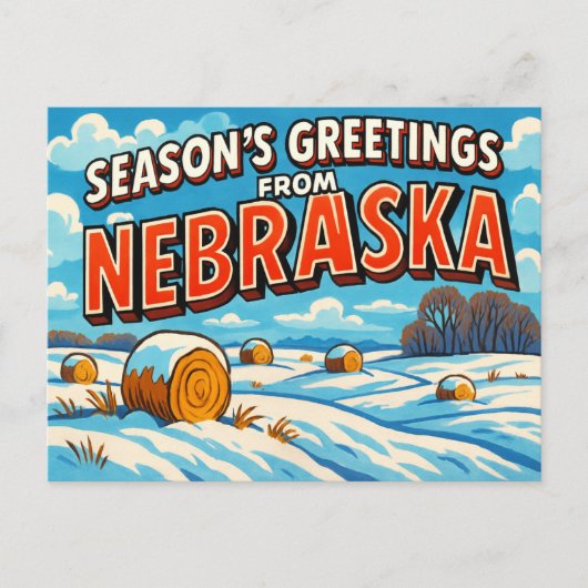 NEBRASKA-Briefkaart Briefkaart (Voorkant)