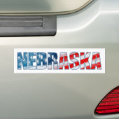 Nebraska Bumpersticker (Op auto)