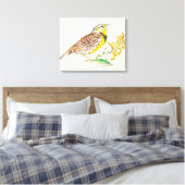 Nebraska Canvas Afdruk (Insitu (Slaapkamer))