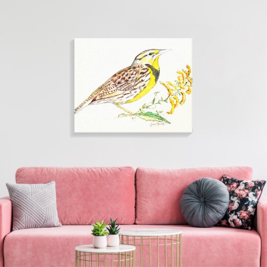Nebraska Canvas Afdruk (Insitu (Woonkamer))