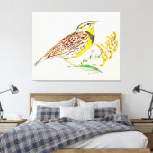 Nebraska Canvas Afdruk (Insitu (Slaapkamer))