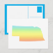 nebraska chill fade briefkaart (Voorkant / Achterkant)