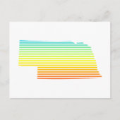 nebraska chill fade briefkaart (Voorkant)