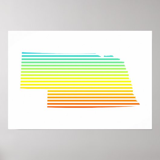 nebraska chill fade poster (Voorkant)