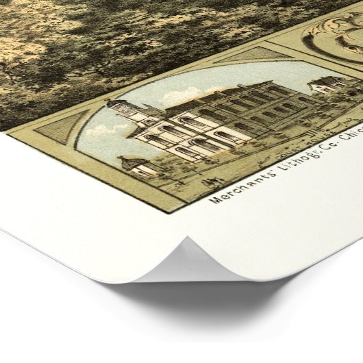 Nebraska City, NE Panoramic Map - 1868 Poster (Hoek)