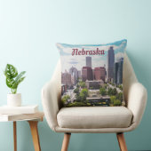 Nebraska City Skyline Omaha Kussen (Stoel)