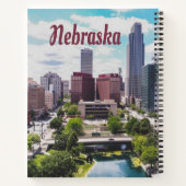 Nebraska City Skyline Omaha Notitieboek (Achterkant)