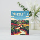 Nebraska City VS Briefkaart (Staand voorkant)