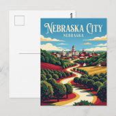 Nebraska City VS Briefkaart (Voorkant / Achterkant)
