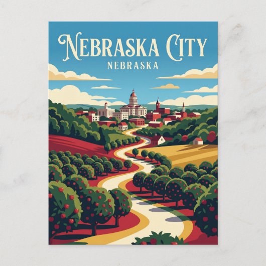 Nebraska City VS Briefkaart (Voorkant)