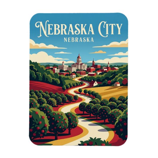 Nebraska City VS Magneet (Verticaal)