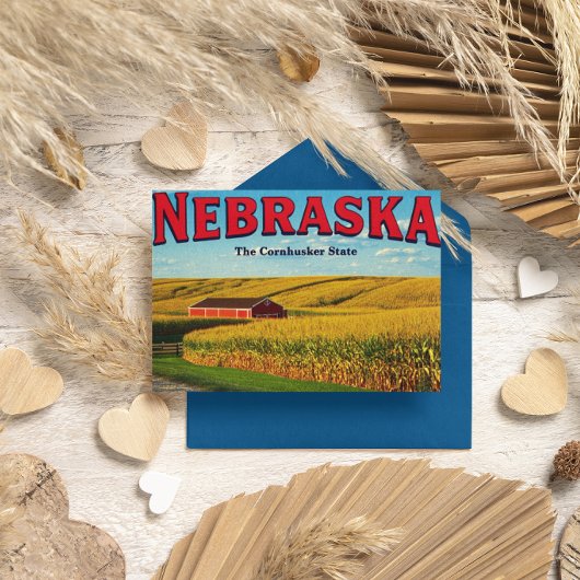Nebraska Cornfield Briefkaart