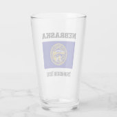 Nebraska, Cornhusker Staat, Glas (Achterkant)