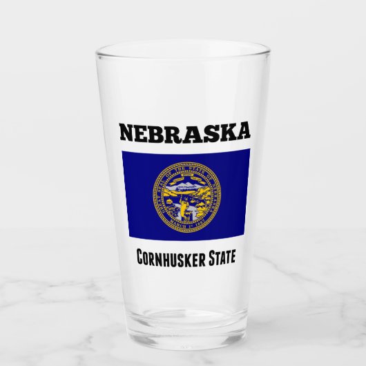Nebraska, Cornhusker Staat, Glas (Voorkant)