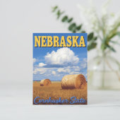 Nebraska Cornhusker State Briefkaart (Staand voorkant)