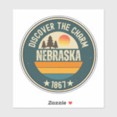 Nebraska Cornhusker State Cadeau Sticker (Vel)