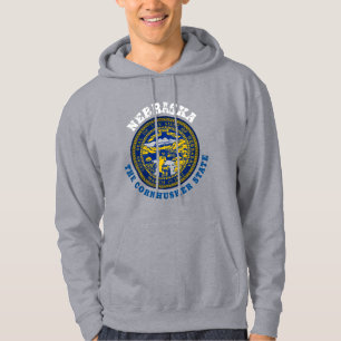 NEBRASKA CORNHUSKER STATE FLAG HOODIE