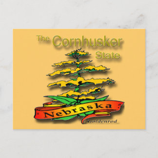 Nebraska Cornhusker State Goldenrod Briefkaart