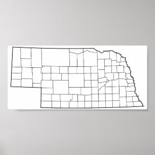 Nebraska County's Blank overzicht