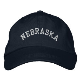 Nebraska Embroided Basic Pet Navy Blue