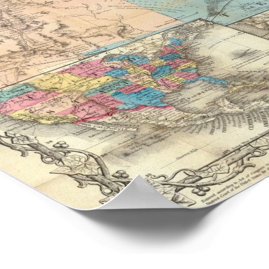 Nebraska en Kansas 3 Poster (Hoek)