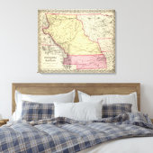 Nebraska en Kanzas Canvas Afdruk (Insitu (Slaapkamer))