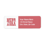 Nebraska Etiket (Voorkant)