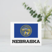 Nebraska Flag Briefkaart (Staand voorkant)